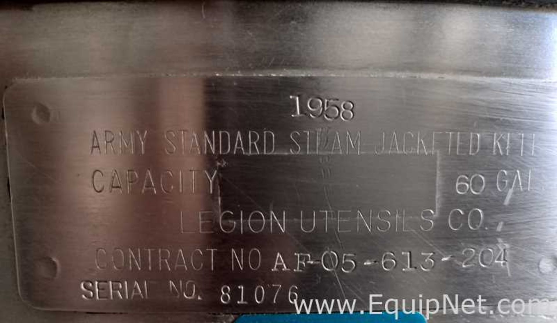 Legions Utensils 60 Gallon Stainless Steel Jacketed Kettle - Image 4 of 5