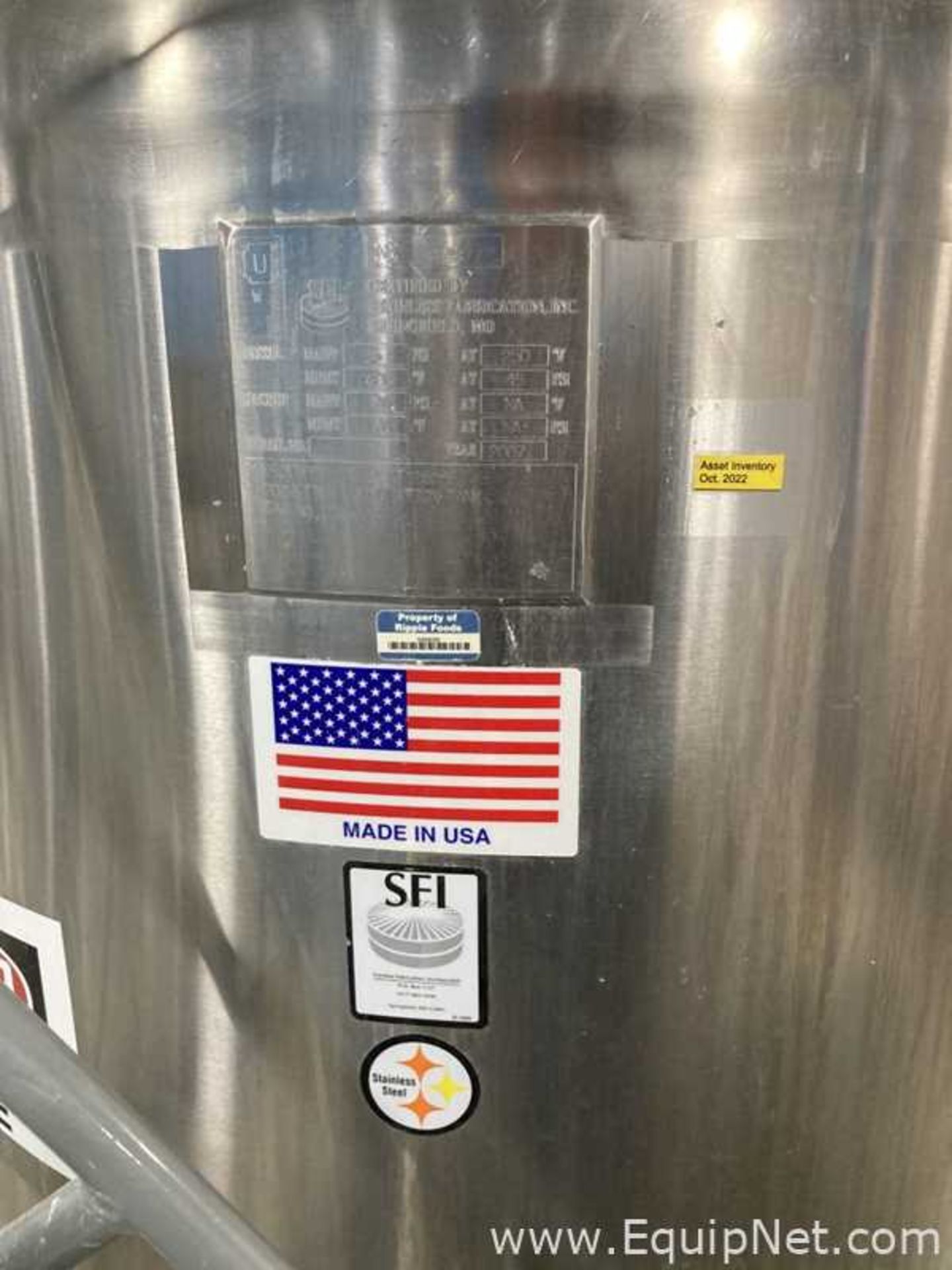Stainless Fabrication 700L Stainless Steel Tank w|AC Tech M1110SE 1HP MC SERIES Constant HP Drive - Image 6 of 11