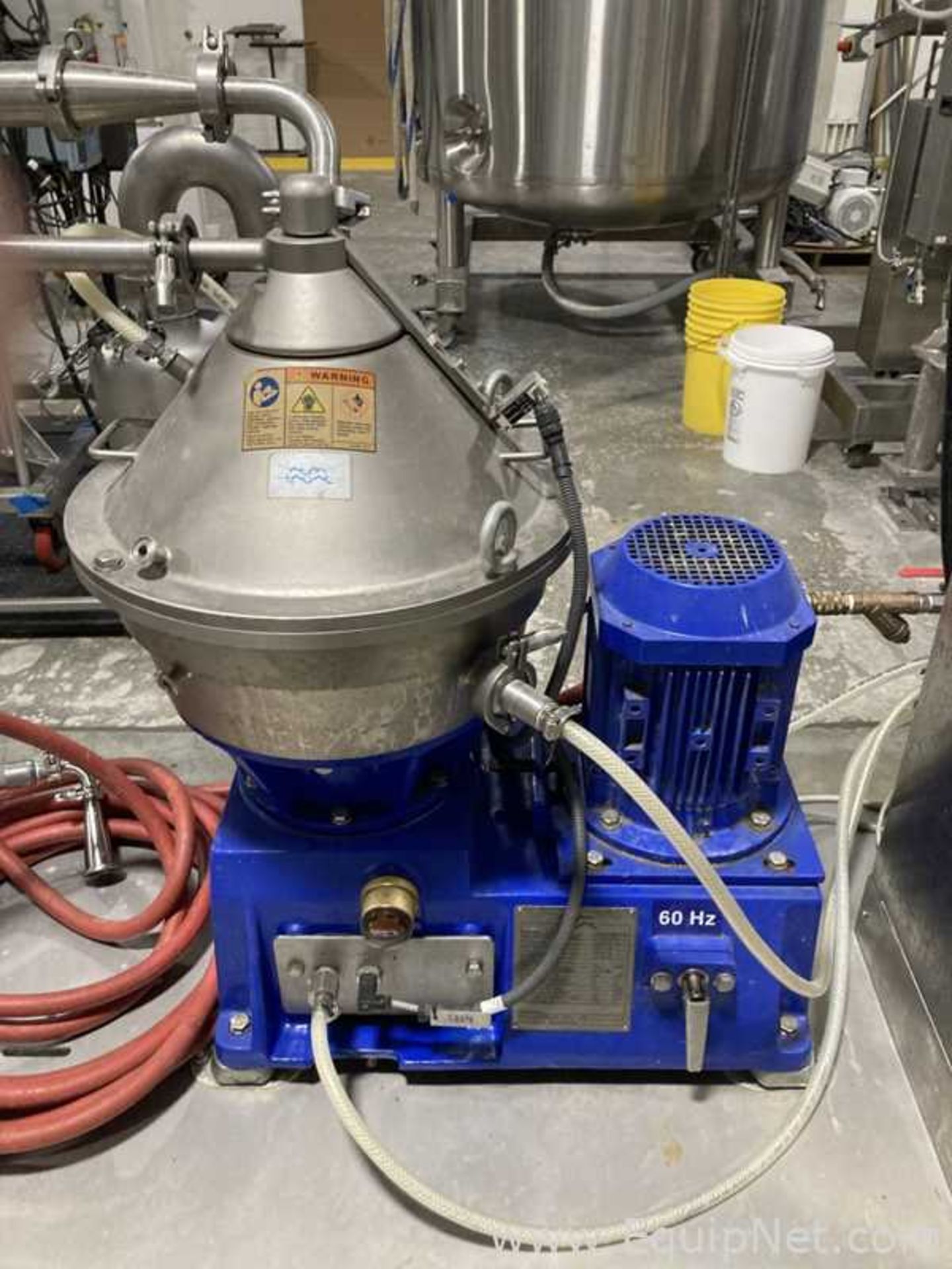 Alfa Laval LAPX 404 Stainless Steel Skid Mounted Centrifuge with Pump Cart - Bild 2 aus 15