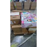 pallet of 10 sky pad 10max tablets, large Barbie house fully furnished stool sky devices. another mi