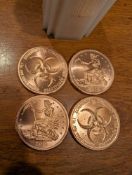 20 Zombucks Slayed 1 oz .999 Copper Rounds /Coins Roll of 20 Provident Mint
