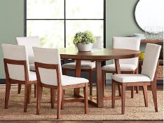 members Mark Pacifica 7pc expandable dining set, pre lit twinkling deer family, 6-in-1 here I grow,
