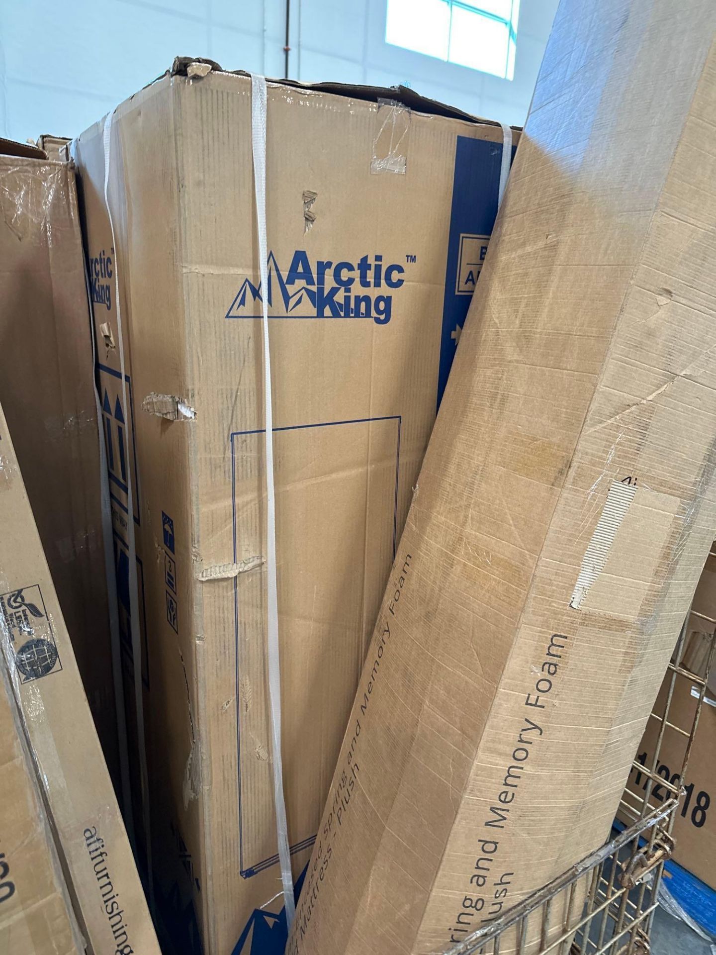 Arctic King fridge, memory, foam mattress and more - Image 3 of 6