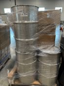 pallet of metal barrels, rattan furniture, lazy boy chair style and more