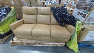 Leather Couch, chair, and love Seat