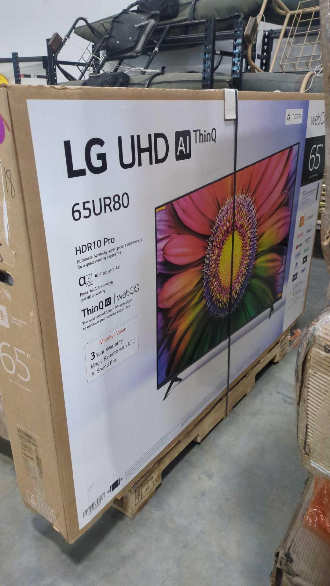 Two Tv's: Grade A LG 65" and LG 55" - Image 2 of 6