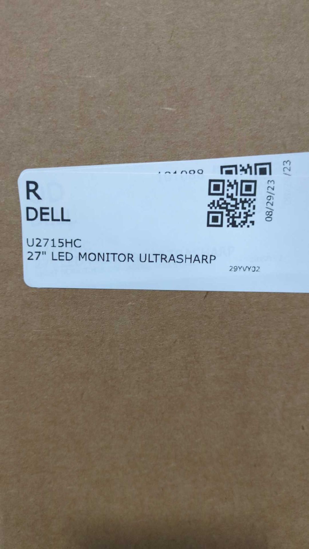 Two 27" Dell UltraSharp LED Monitor U2715HC/UP2716D - Image 2 of 3