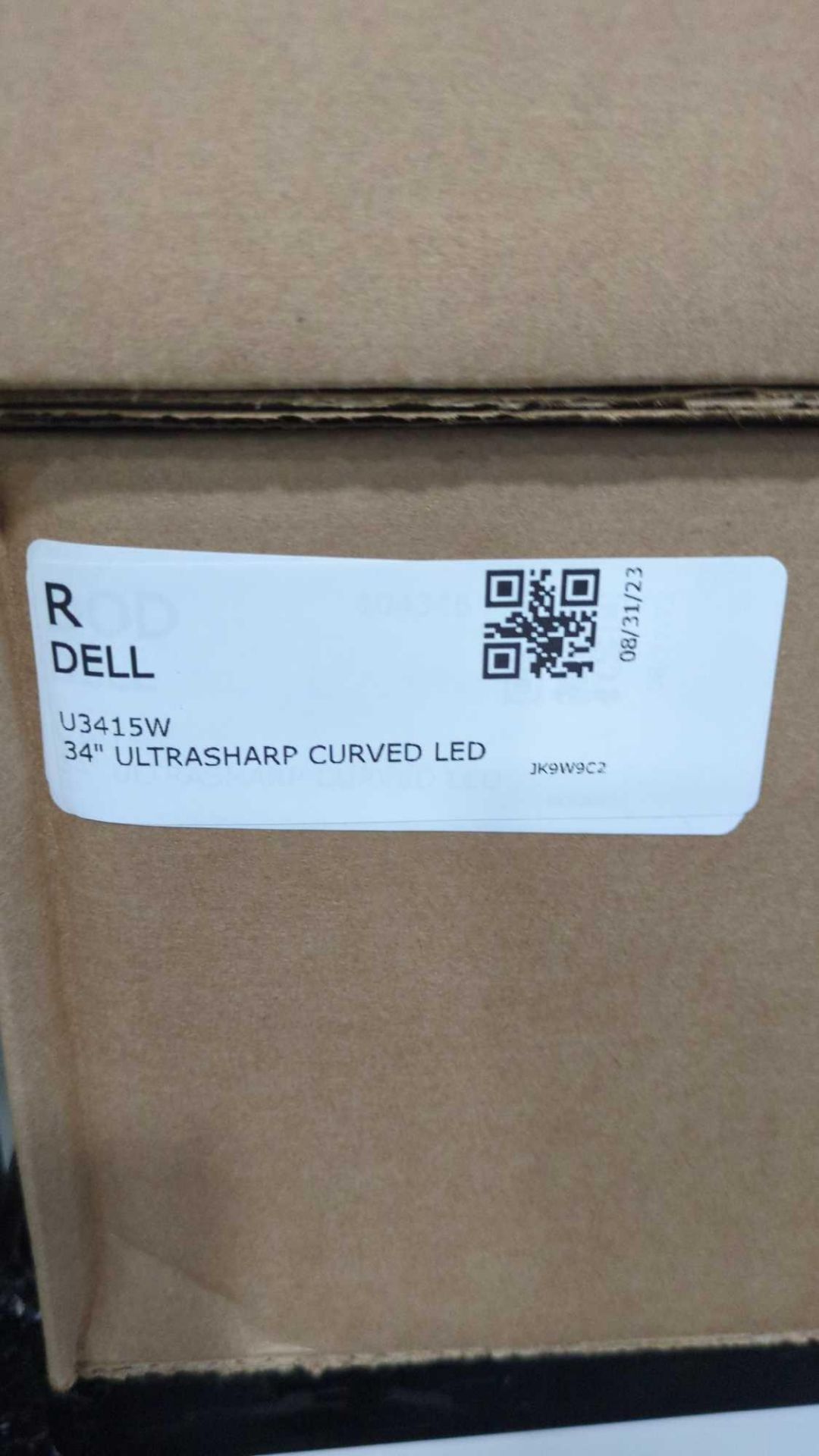 Two 34" Dell Ultrasharp Curved LED Monitors U3415W - Image 3 of 4