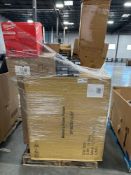 Pallet- Milwaukee 2571-21, foam futon, nitrile gloves, paper towels, printer cartridges, and more