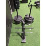 Weight sled with (4) 45 lb sorinex plate weights