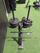 Weight sled with (4) 45 lb sorinex plate weights