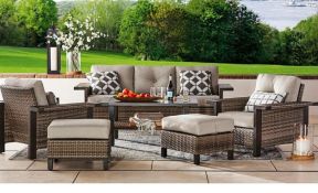 Manchester collection 6-piece deep seating set with beachside, dollhouse and other items