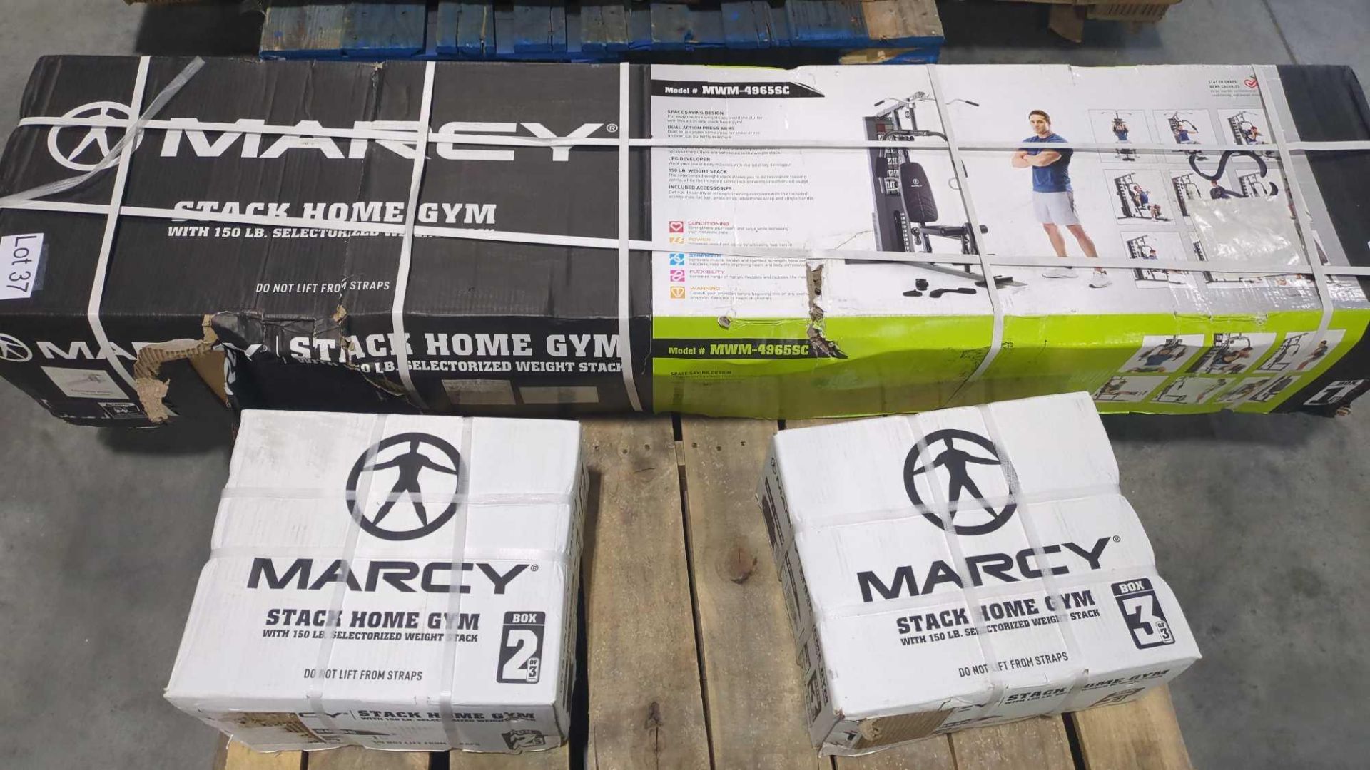 Marcy Stack Home Gym Boxes 1,2,3 of 3 - Image 3 of 12