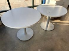 (2) round tables