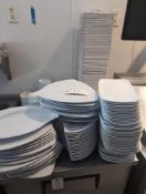 All plates and serving dishes