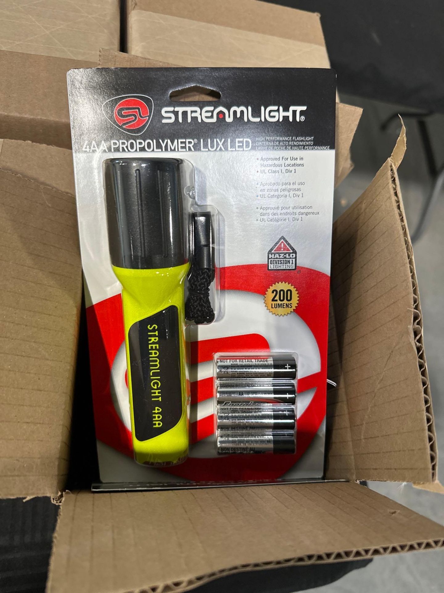 48- StreamLight 4AA Propolymer LUX LED Flashlights - Image 3 of 5