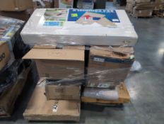 pallet of waterproof cases, vacuum NuWave back toss regulation and other items