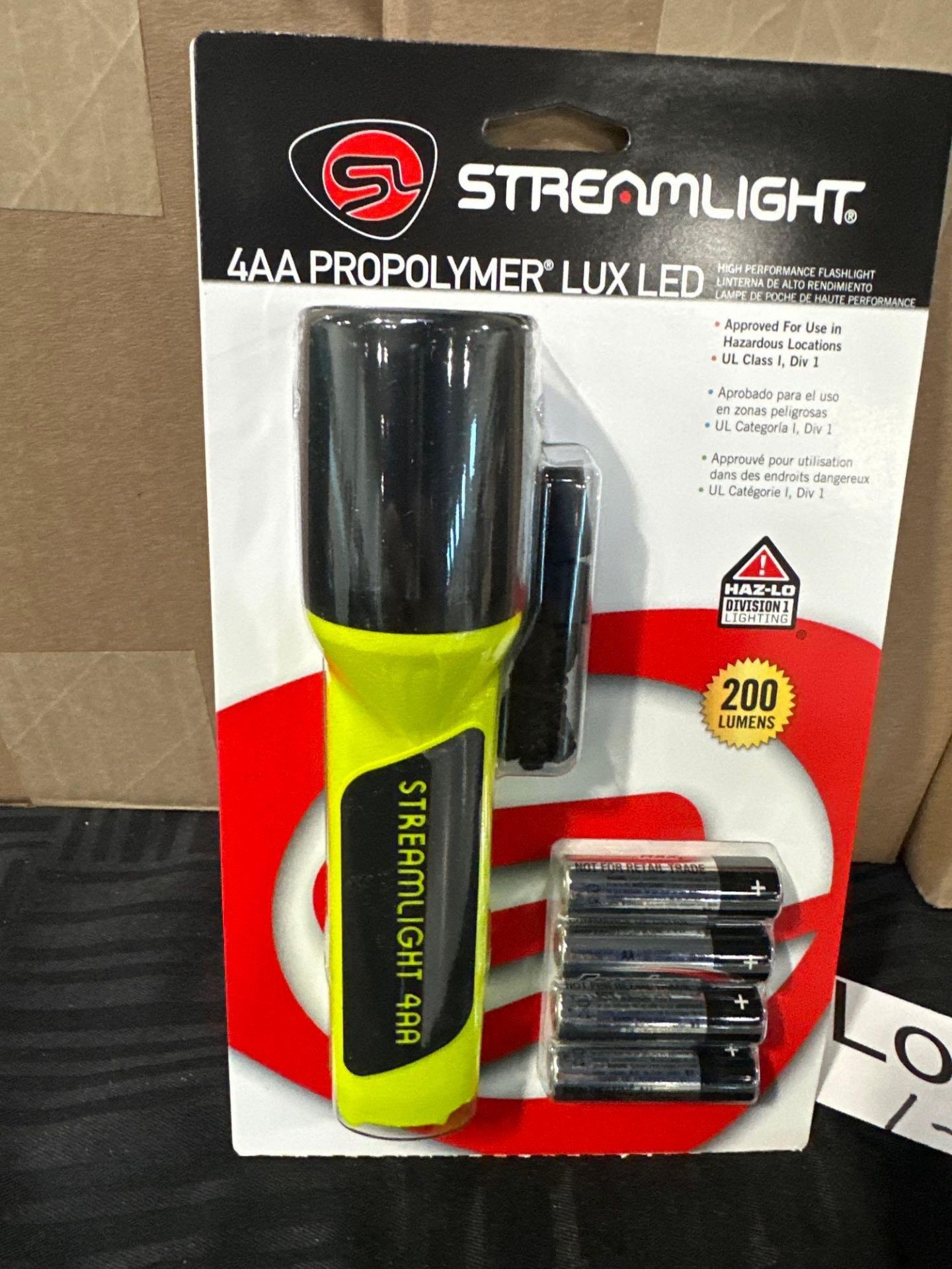 48- StreamLight 4AA Propolymer LUX LED Flashlights
