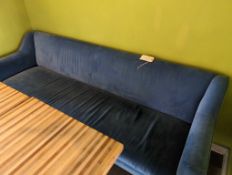 (2) blue couches
