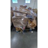 Pallet- dining chairs, beach toys, adirodack chair, towels, washing machine and more