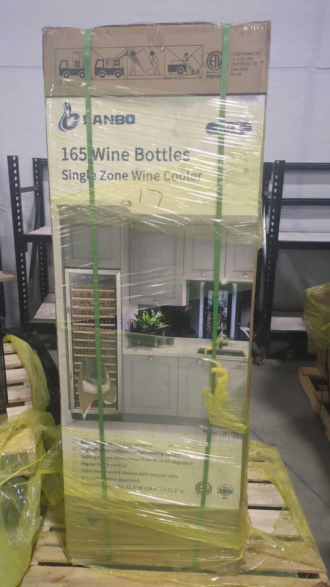 Pallet- 165 Win Bottles wine Cooler LW177s