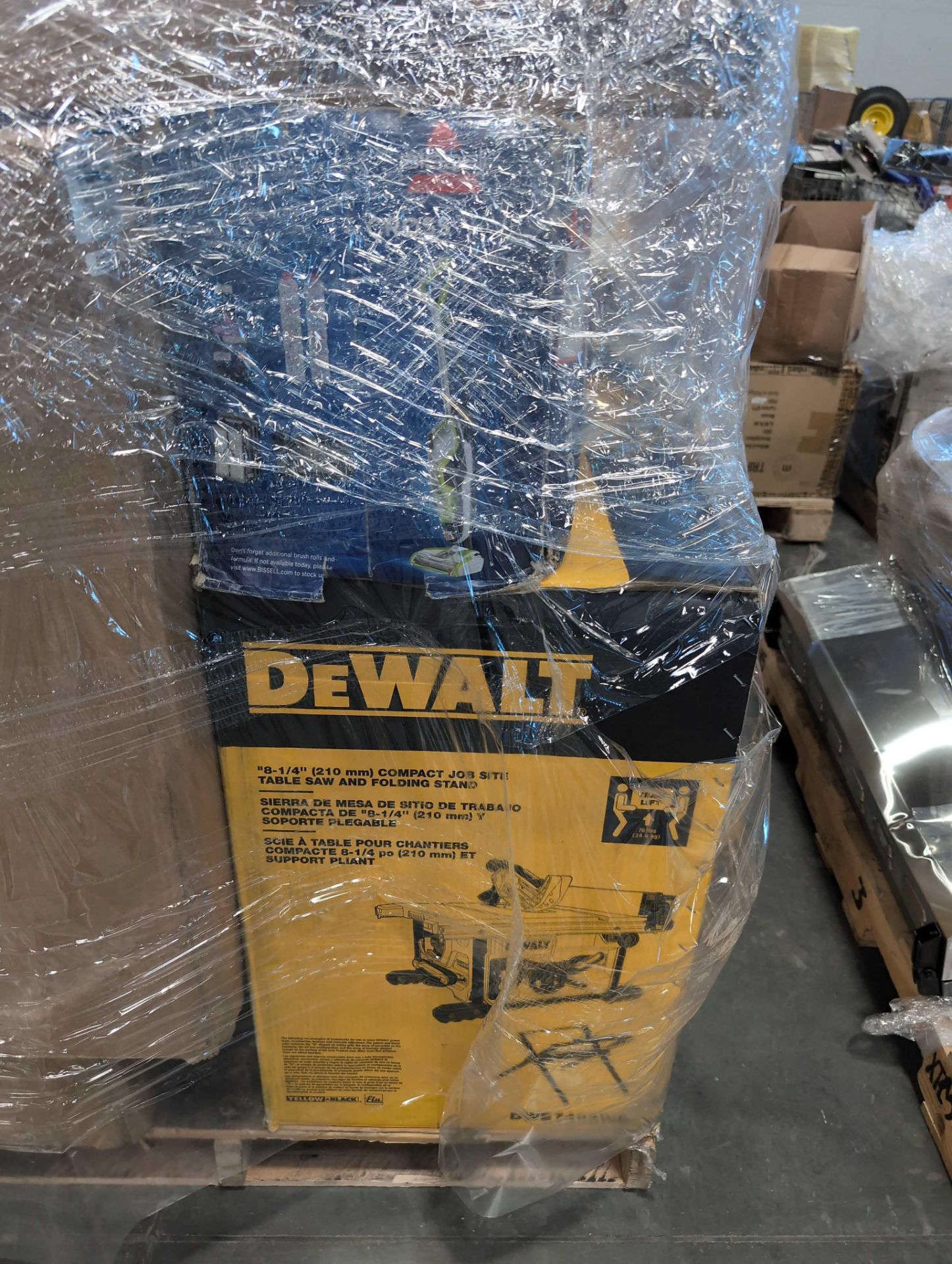 Pallet- Dewalt table Saw, litter robot?, bissell, moni bloom, canon printer and omre - Image 2 of 12