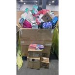 GL- Big box store in a box, trash bags, glass cleaner, Philips brush heads, Donut shop coffee, Cloro
