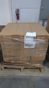 Pallet of boxes 32x6x6