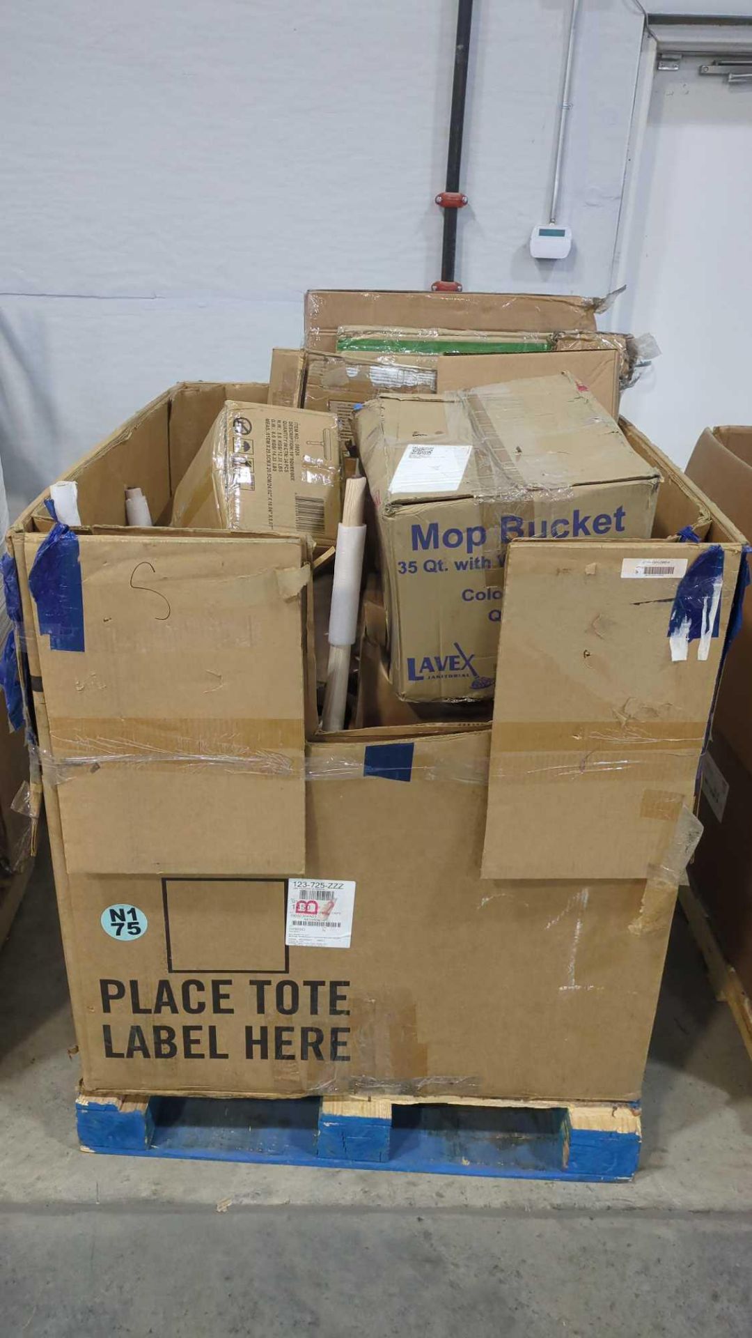 GL- Mop bucket, Squeegee, chair, swing top bottles and more