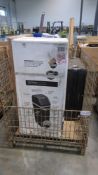 Wire bin- Samsung 50" Tv damaged?, water softner, portable ac, under cabinet range hood