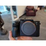 Sony A7 iii mirrorless camera with samyang af 50mm f/1.4 fe lens and Sony optical steady shot lens a