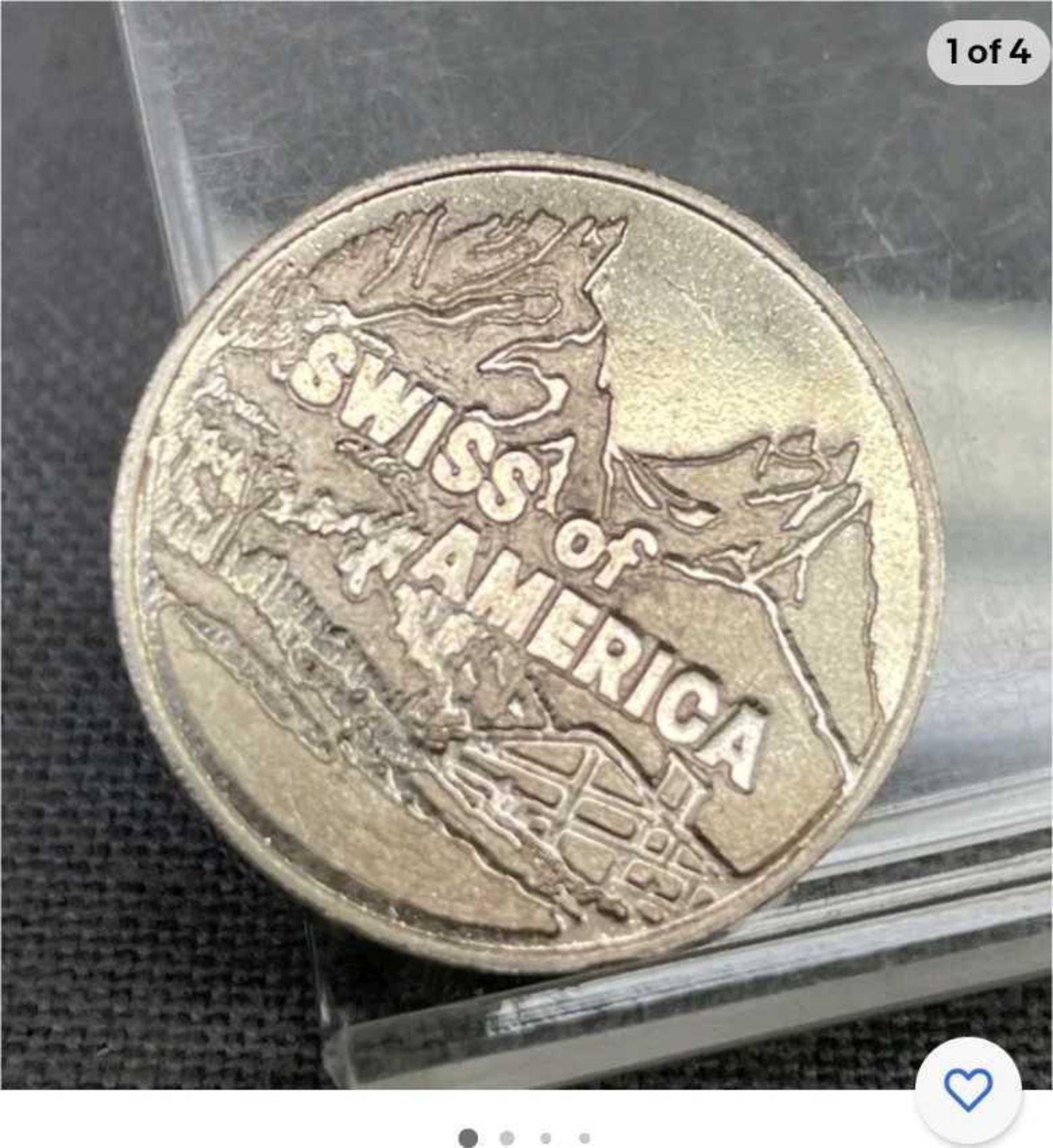 rare 20 1 oz Swiss of America coins in original tube - Image 5 of 8