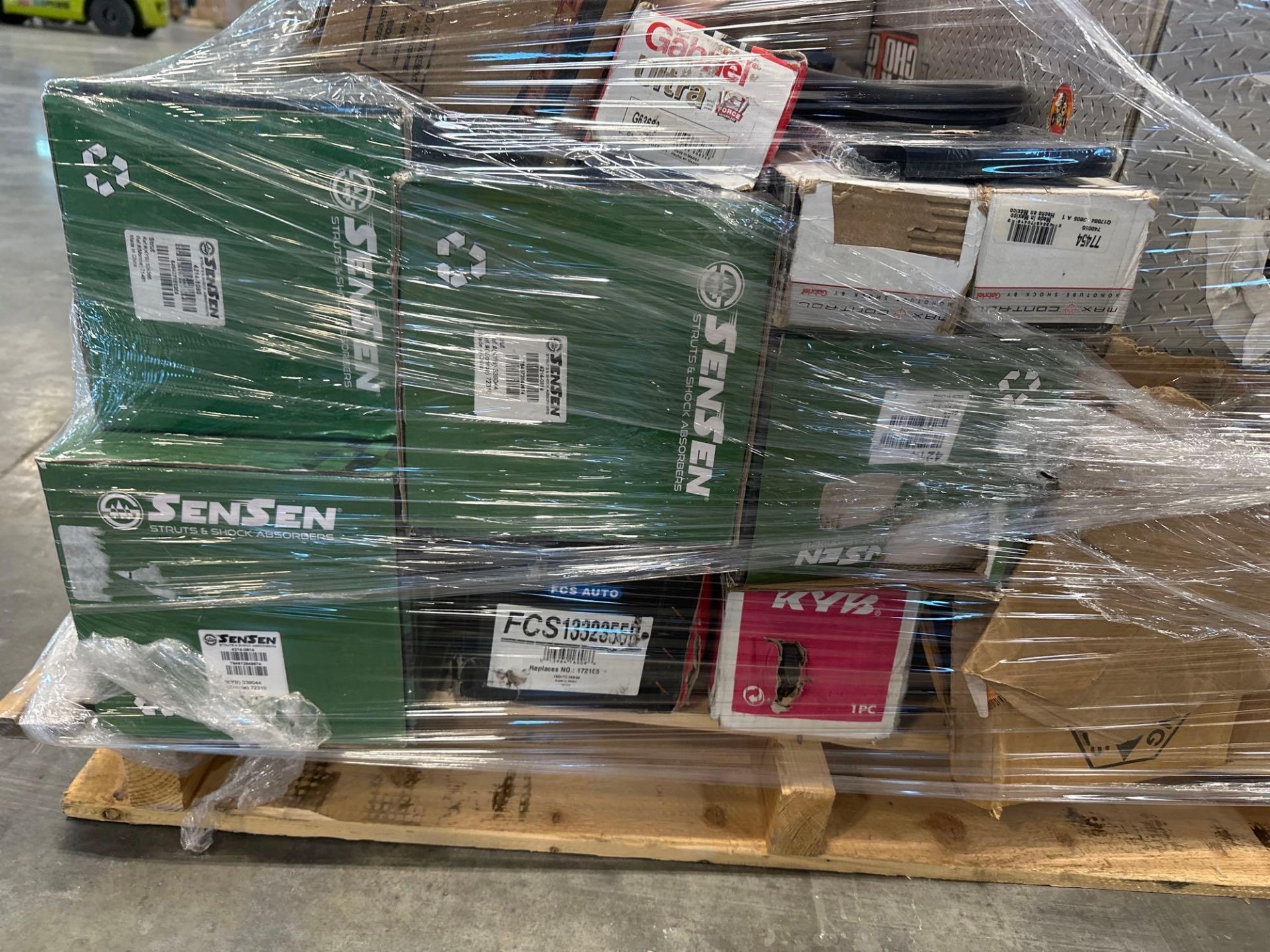 pallet of Auto parts, new inbox and shocks - Image 2 of 7