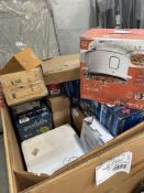 Two Bissell Vacs, cups, goodnights, generation lighting, garbage disposal and more