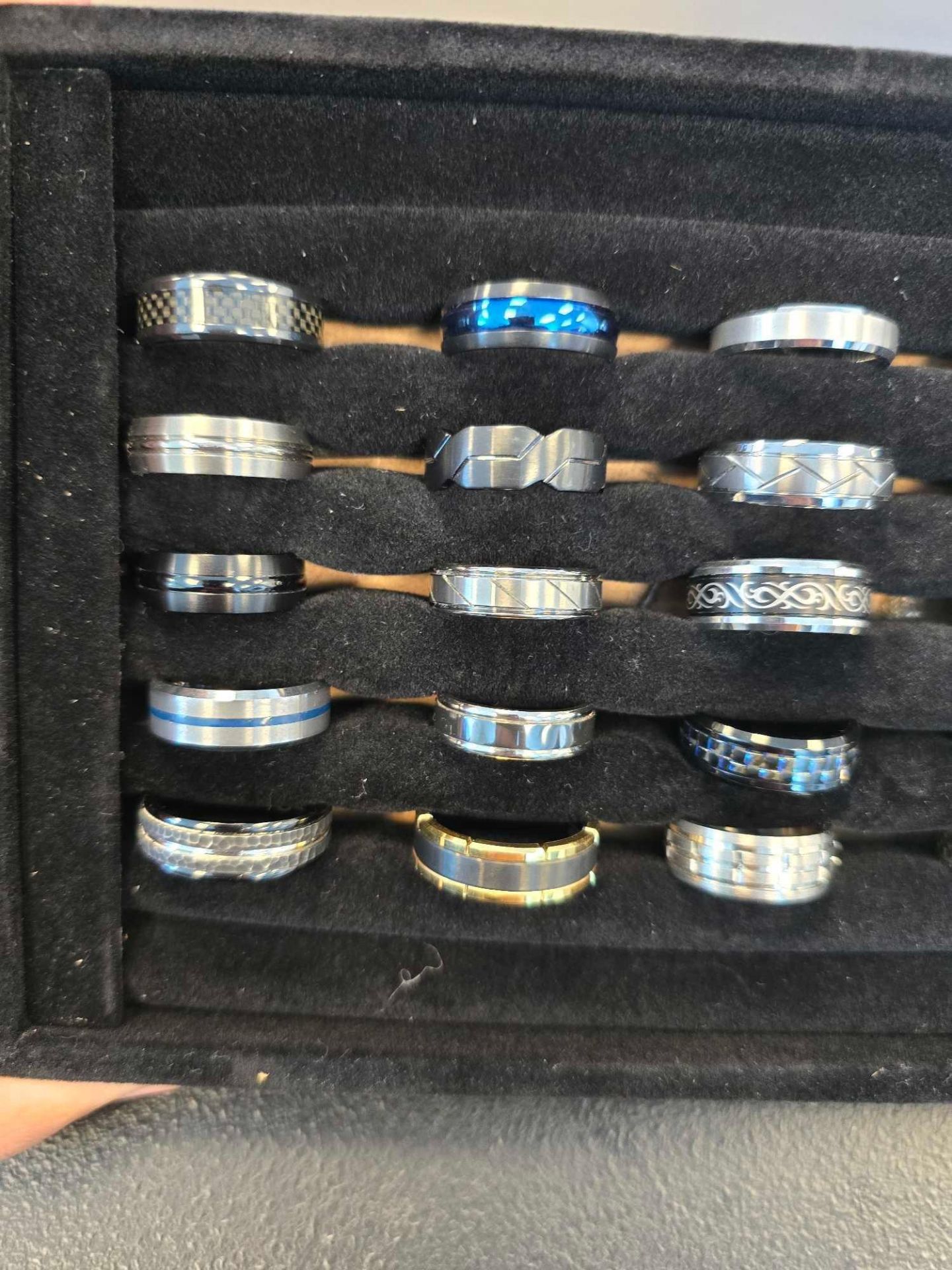Triton Frederick goldmont and tungsten carbide men's rings - Bild 3 aus 4
