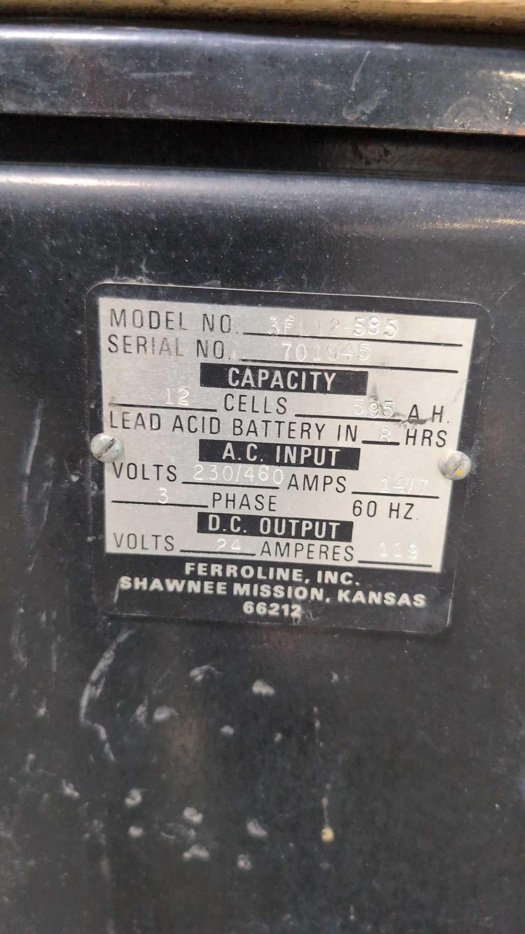 Ferro Five DR Series power systems Industrial battery/charger - Image 4 of 5