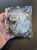 1 lb fine silver eagle coin