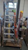 ladders, Metal door, car parts and more