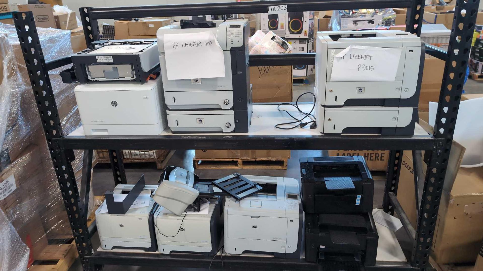 Multiple used Printers, HP - Image 9 of 9