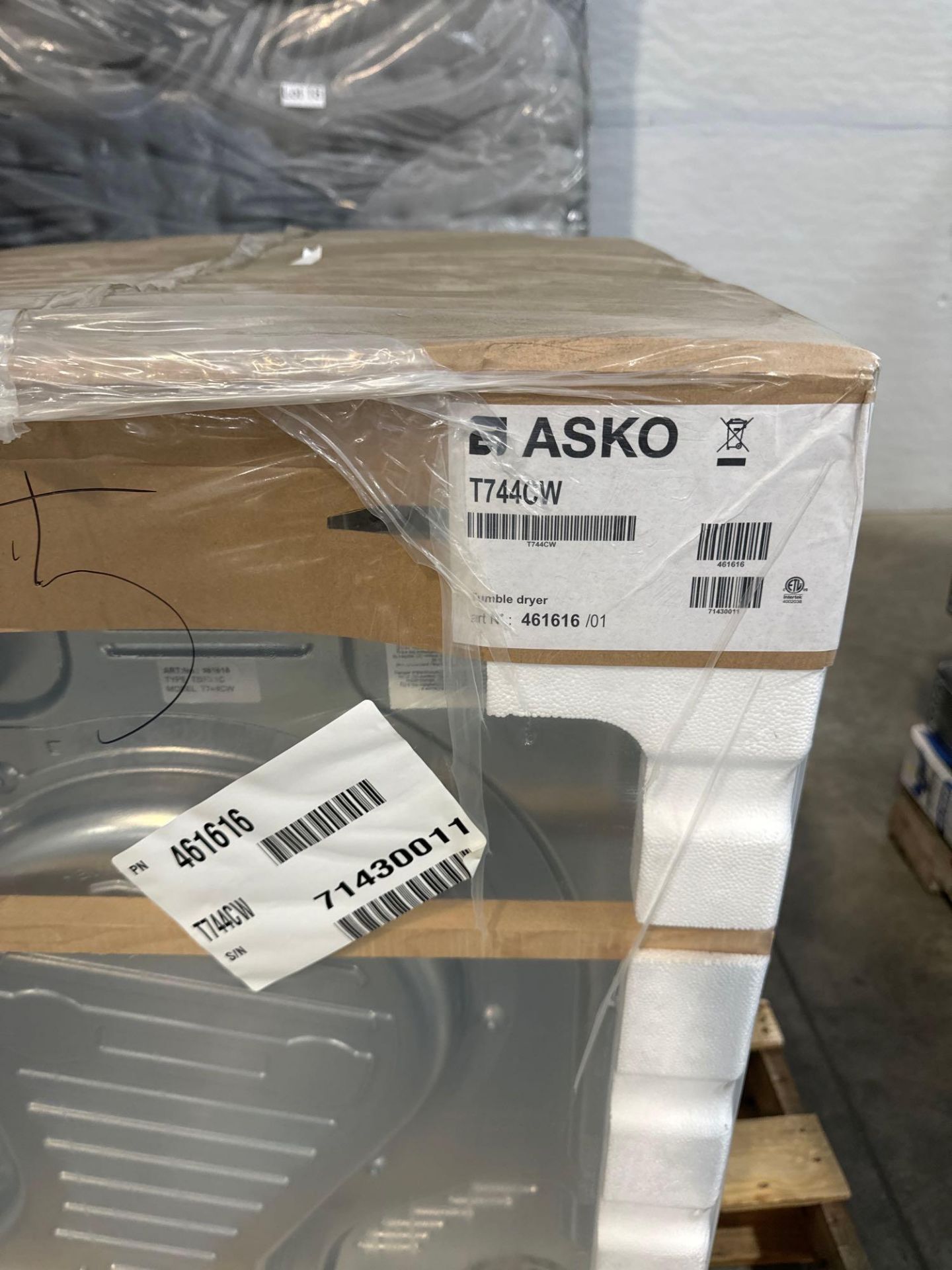 Asko Dryer T744CW - Image 2 of 3