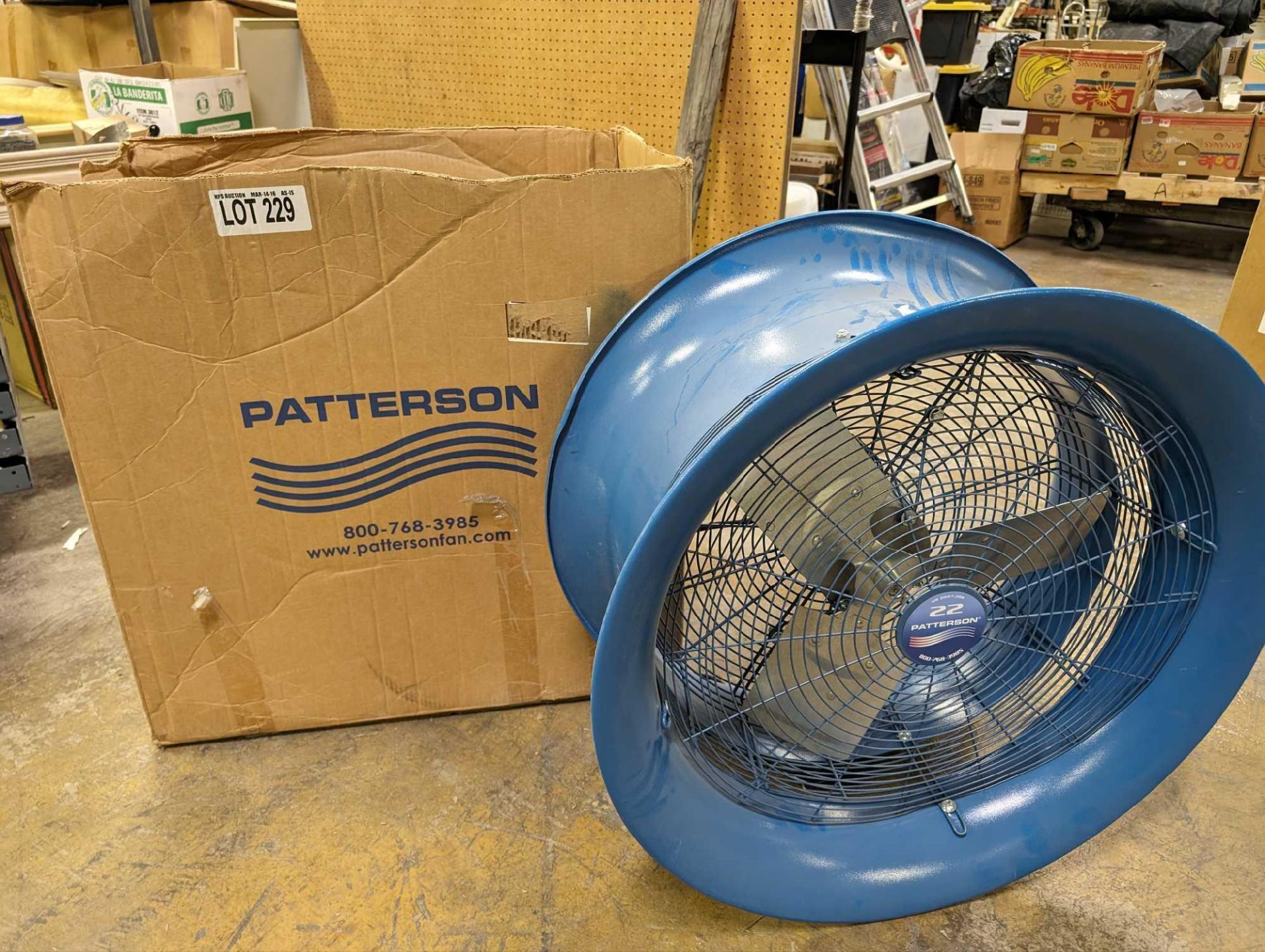 22" Patterson industrial fan 3785 west 1987 South, pickup Thursday 3-5 & Friday 9-11am - Image 4 of 4