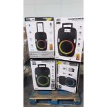 8 Altec Soundrover 180 Party speakers, some returns