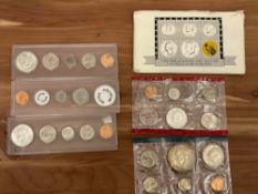 Coin Proof Sets: 1967, 1968, 1977, 1986 1979