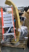 industrial bin ladders bumpers and other items
