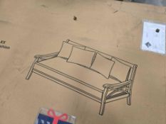 Teak Daybed with cushion