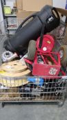 Industrial/Auto- Cable, Dolly, bucket, travel case, motor piece and more