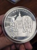 5 oz High Relief Decipere numbered limited edition coin 827/2000 minted