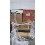 Box of Brother Toner, Furniture, whynter Portable AC unit, contech lighting, geneverse solar panel,