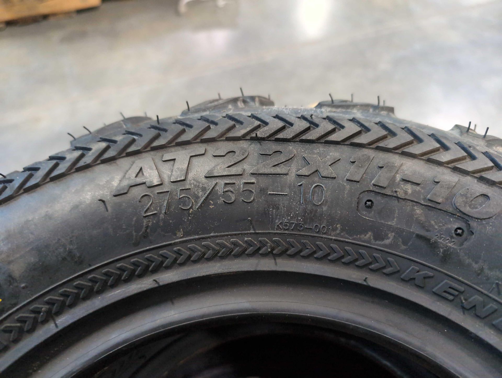 Tires: Bear Claw EX AT2 2x11-10, Halber AT25x8-12 and MASSFX AT 23x11-10 - Image 3 of 8