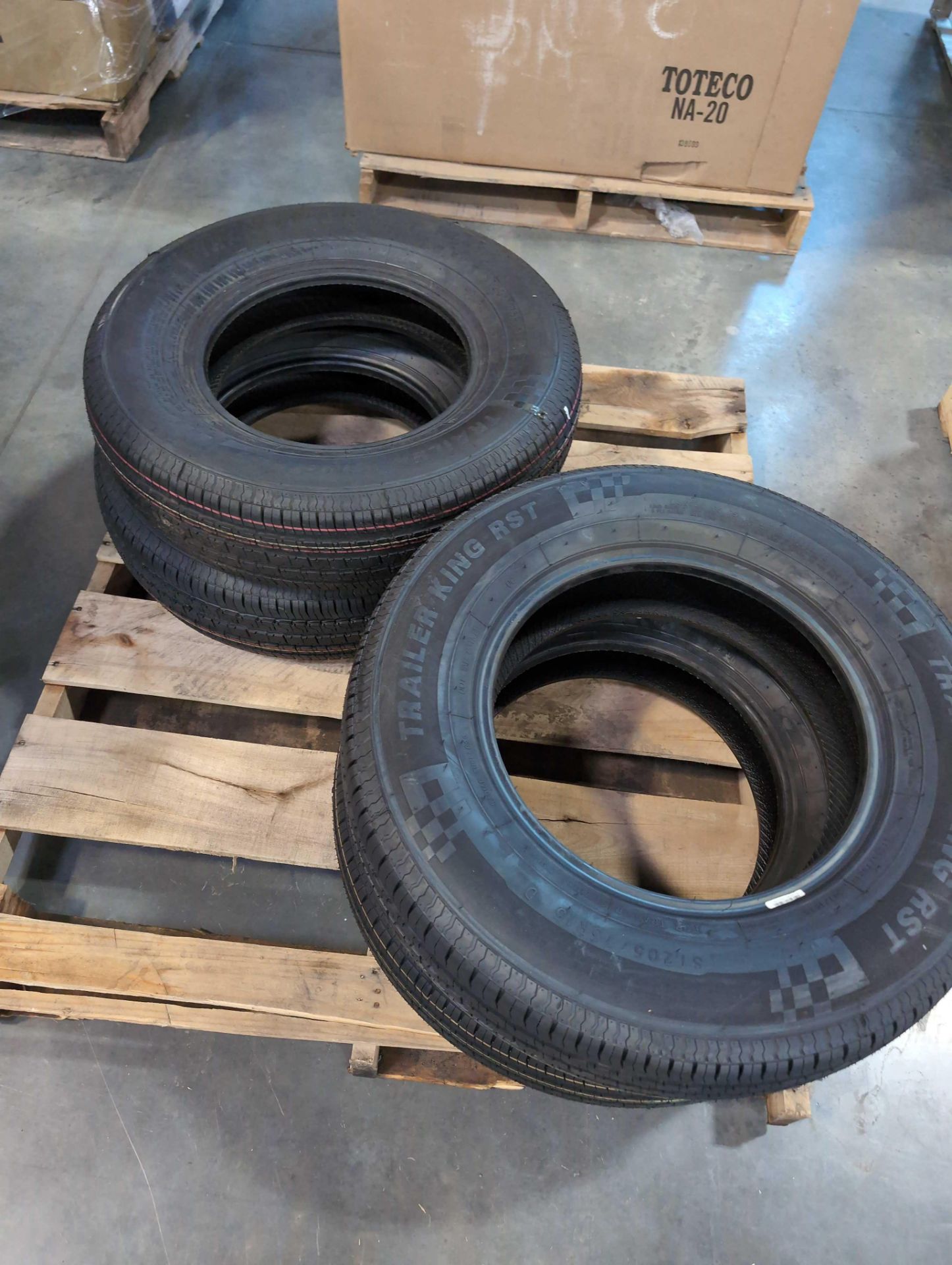 Tires:Trailer King RST 205 75R15, Trailer King 75R14